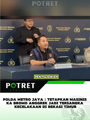 KECELAKAAN MAUT KRL VS ARGO  BROMO ANGGREK: MASINIS RESMI JADI TERSANGKA